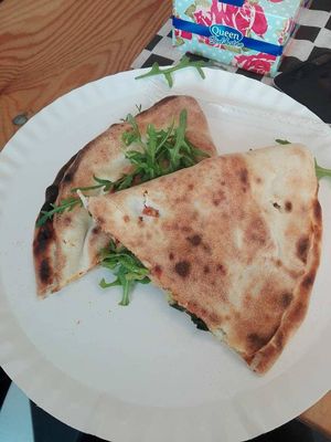 calzone at Vege Pizza in Poznan