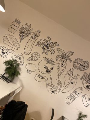 :) at Vege Pizza in Poznan