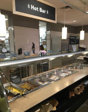 Hot bar has vegan items at Lakewinds Food Co-op in Richfield