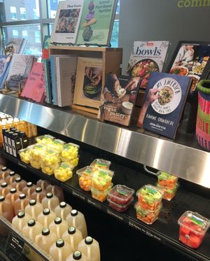 Nice selection of plant based cooking books at Lakewinds Food Co-op in Richfield