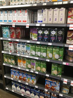 Plant-based milks at Lakewinds Food Co-op in Richfield