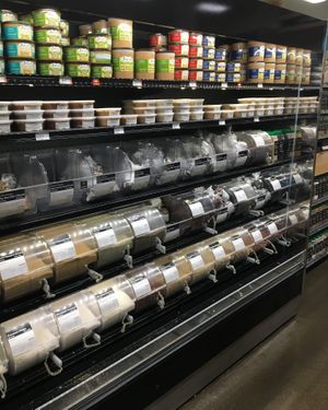 Refrigerated bulk items at Lakewinds Food Co-op in Richfield