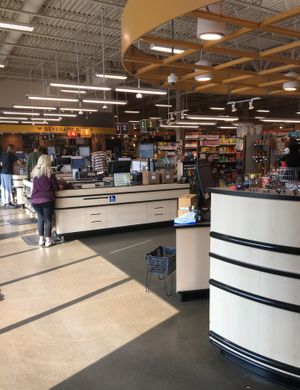 Checkout area at Lakewinds Food Co-op in Richfield