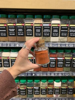 Bulk paprika at Lakewinds Food Co-op in Richfield