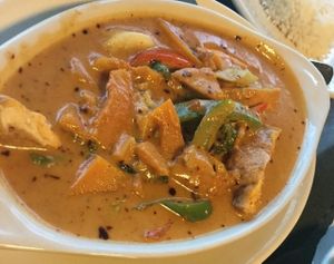 Pumpkin curry
 at Thai Orchid in Salem