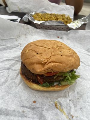 Bac’n cheeseburger at Arlo's Food Truck - Spider House Cafe in Austin