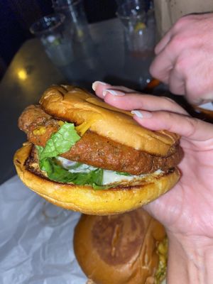 Jalapeño Chik’n at Arlo's Food Truck - Spider House Cafe in Austin