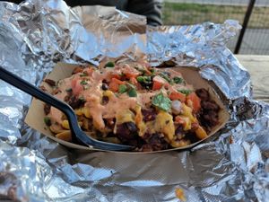 Fritos plate at Arlo's Food Truck - Spider House Cafe in Austin
