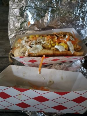 Hawt Dog at Arlo's Food Truck - Spider House Cafe in Austin