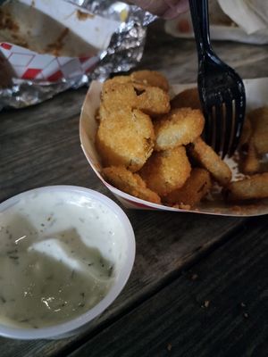 Pickles at Arlo's Food Truck - Spider House Cafe in Austin