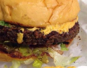 Bac'n Cheeze Burger -So decadent and delicious! Best burger I've ever had! at Arlo's Food Truck - Spider House Cafe in Austin