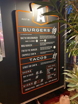 Menu  at Arlo's Food Truck - Spider House Cafe in Austin