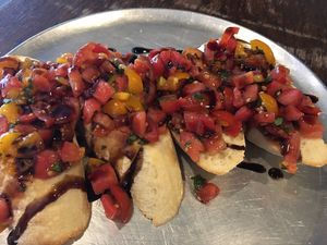 Bruschetta at Mozzarella Fellas in Winston-salem