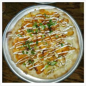 Buffalo cauliflower with vegan ranch drizzle  at Mozzarella Fellas in Winston-salem