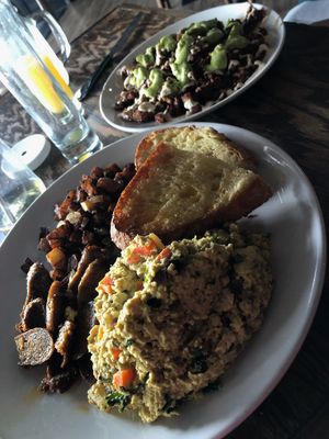 The Cure and Loaded Home Fries   at Mozzarella Fellas in Winston-salem