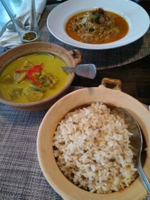 curry and eggplant madness  at Chamkar - National Rd in Siem Reap