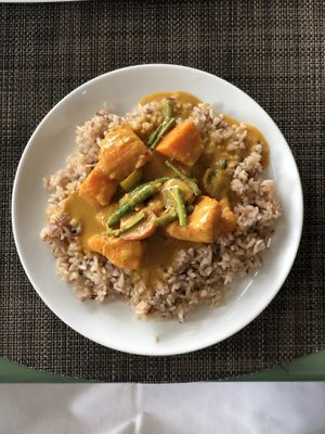 Cambodian curry at Chamkar - National Rd in Siem Reap