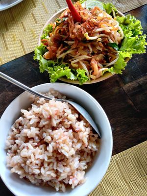 Stir fry mushroom at Chamkar - National Rd in Siem Reap