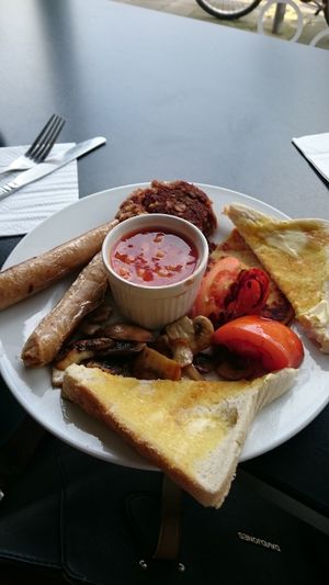 Vegan breakfast at Breakfast Brunch and Lunch in Edinburgh