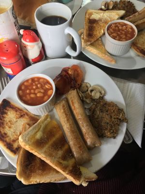 Vegan breakfast at Breakfast Brunch and Lunch in Edinburgh