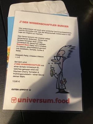 Preislich noch im Rahmen für die gute Qualität  at Universum in Hannover