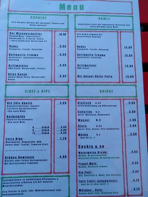 New menu at Universum in Hannover