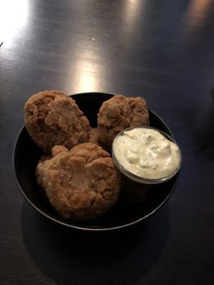 Goldstückchen/vegan nuggets at Universum in Hannover
