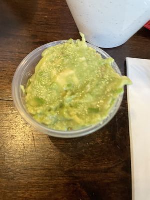 Mashed avo  at Handmade Burger Co in Lincoln