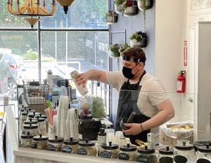   at Raw Junkies in Studio City