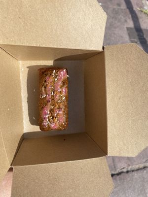 Super delicious cake - to go!  at Caju in Nice