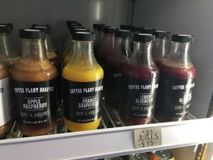 House juices at Coffee Plant Roaster in Eugene