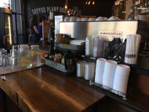 Inside  at Coffee Plant Roaster in Eugene