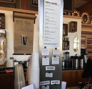 Menu
 at Coffee Plant Roaster in Eugene