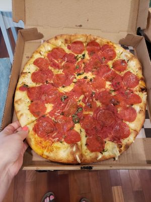 Medium Vegan Margherita Pizza  at Mario's Pizza in Ocean City