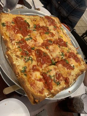 Sicilian Margherita soooo good! at Mario's Pizza in Ocean City