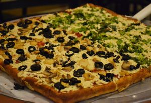 Mario's Pizza
Daiya vegan cheese
mushroom olive
spinach broccoli at Mario's Pizza in Ocean City