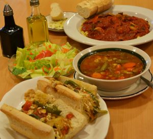 Vegan Dinner at Mario's at Mario's Pizza in Ocean City