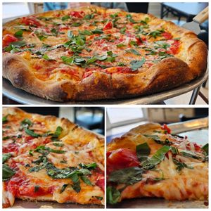 Vegan Margarita Pizza at Mario's Pizza in Ocean City