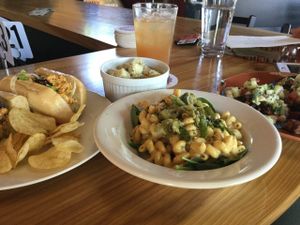 Fantastic food at Of Roots and Blooms - Pop-up in Portland