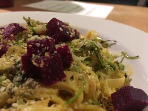 Pasta at Of Roots and Blooms - Pop-up in Portland