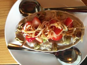 Coconut Rice pudding at Of Roots and Blooms - Pop-up in Portland