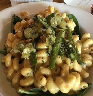 Mac and cheese at Of Roots and Blooms - Pop-up in Portland