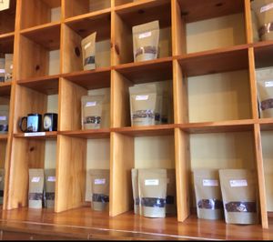 Many varieties of tea at A Cup of Peace in Boulder