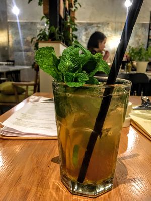 Mint lemonade at Zielona in Lodz