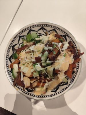 Dirty fries at Zielona in Lodz