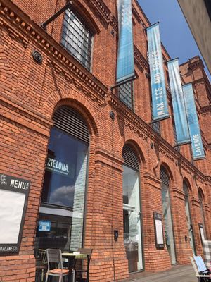 outside at Zielona in Lodz