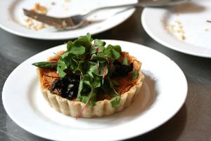Vegetable Spring Quiche  at Chalk Hill Cookery in Healdsburg