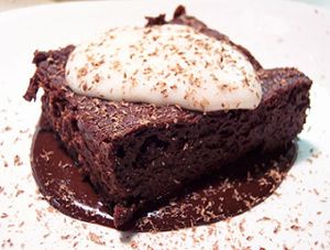 Dark Chocolate Brownie at Chalk Hill Cookery in Healdsburg