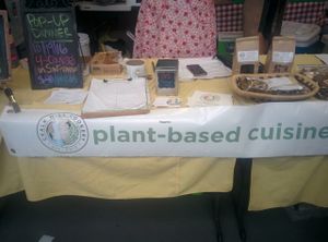 Plant based goodness sampled at San Francisco's World Veg Festival 2016 at Chalk Hill Cookery in Healdsburg