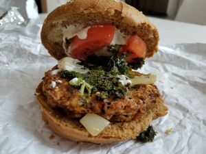 vge burger at Vge Cafe in Atlanta